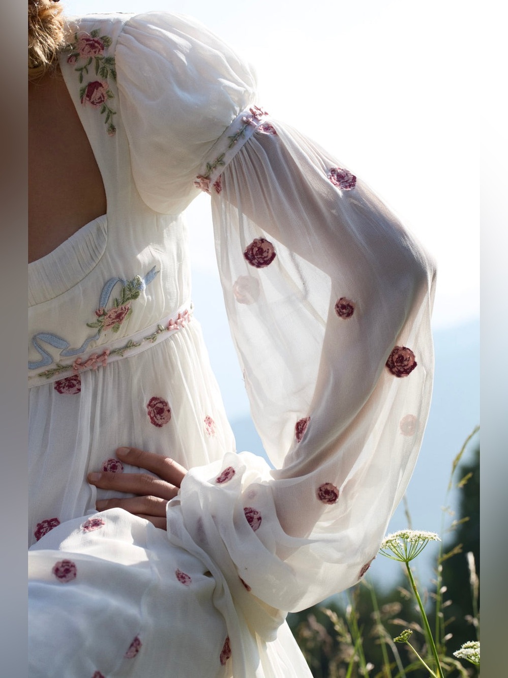 $689 Julianne For Love and Lemons Maxi Dress Size small NWT - Picture 8 of 16